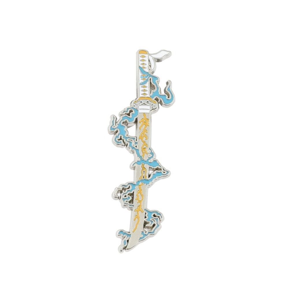 Demon Slayer Hashira Zenitsu Agatsuma Sword Enamel Pins